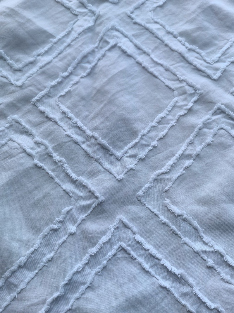 100% POLYESTER TUFTED FABRIC
