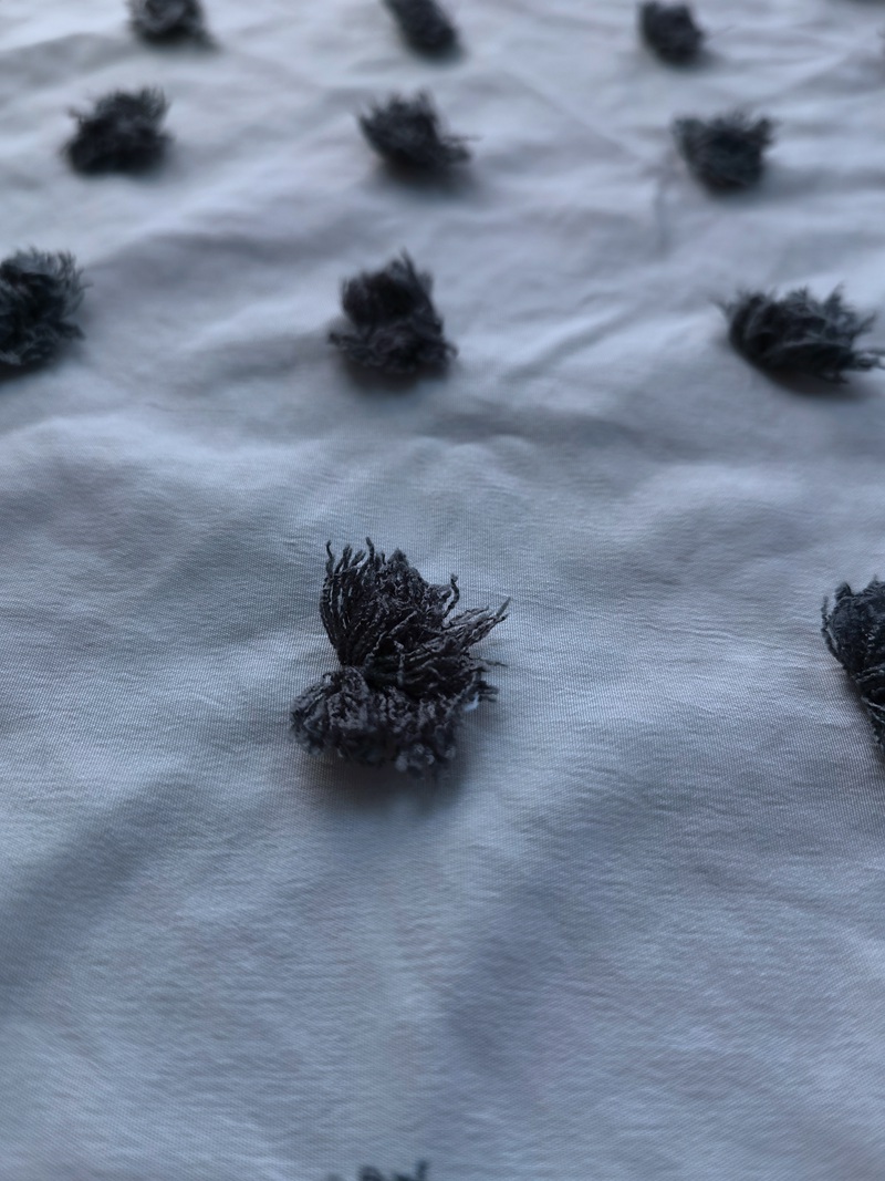 100% POLYESTER TUFTED FABRIC
