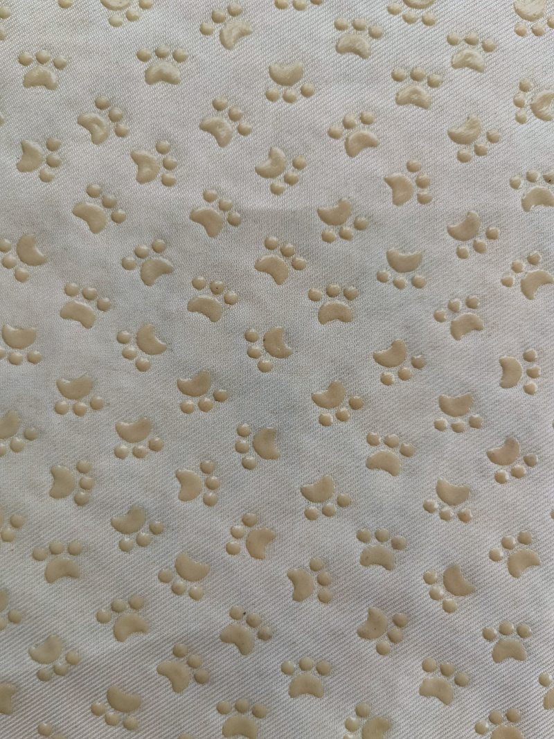 100% POLYESTER PLASTIC DROP FABRIC