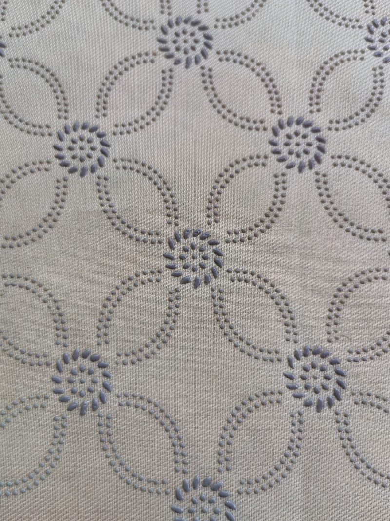 100% POLYESTER PLASTIC DROP FABRIC