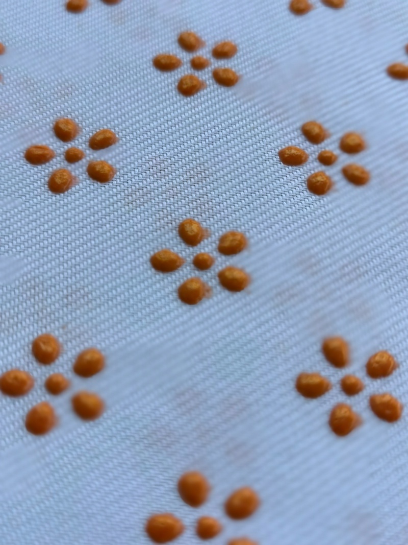 100% POLYESTER PLASTIC DROP FABRIC