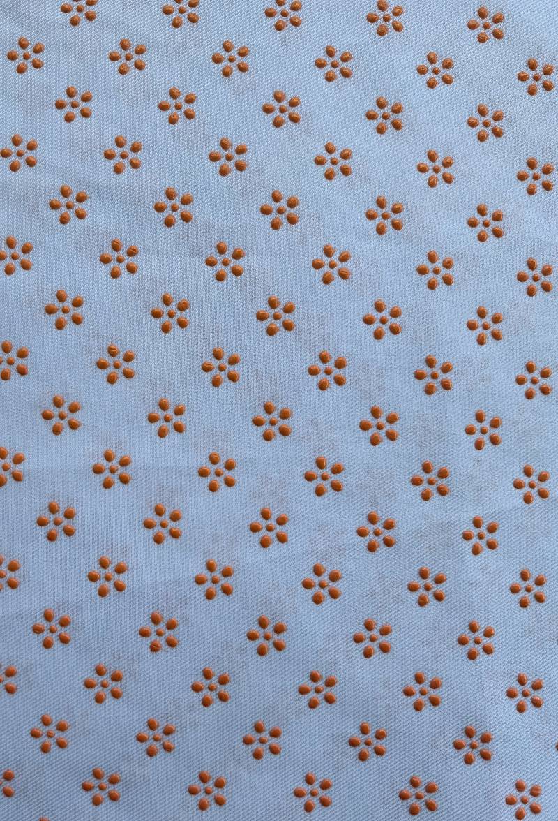 100% POLYESTER PLASTIC DROP FABRIC
