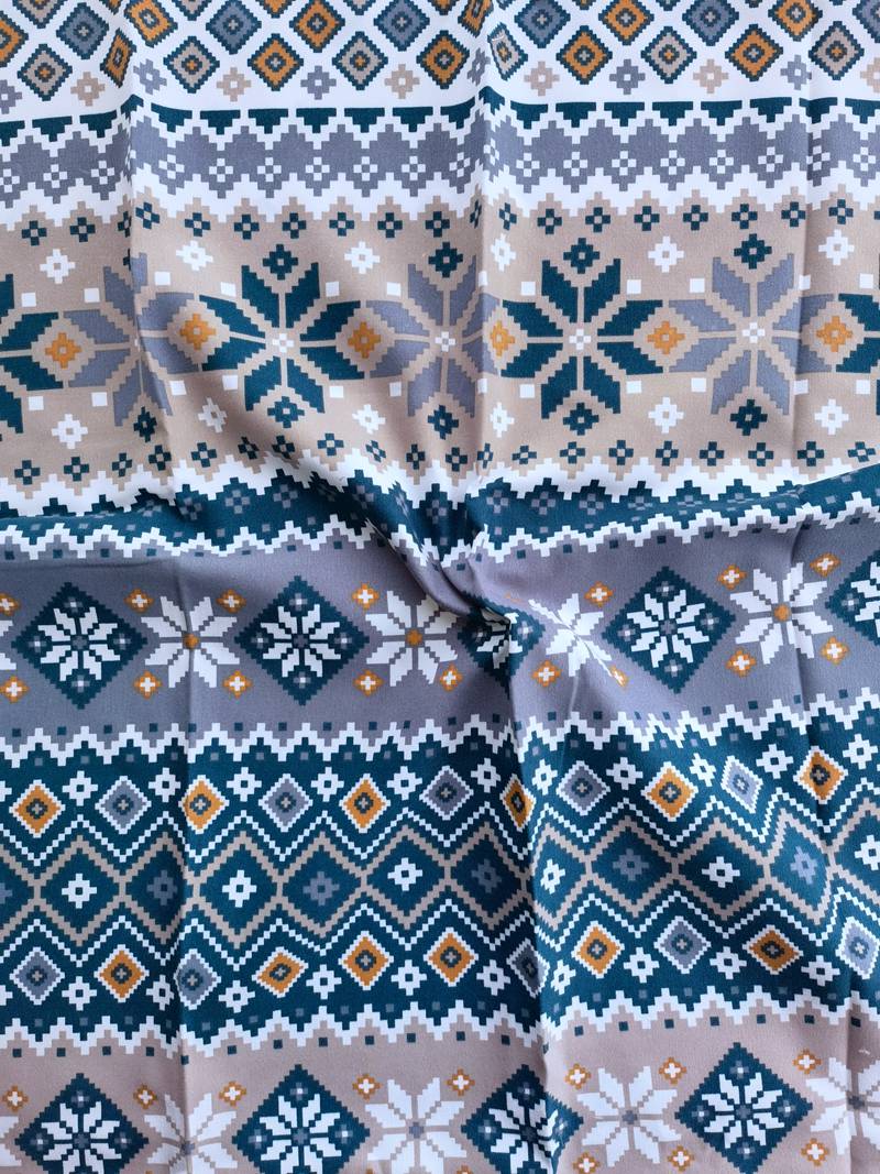 100% POLYESTER PRINTED FABRIC